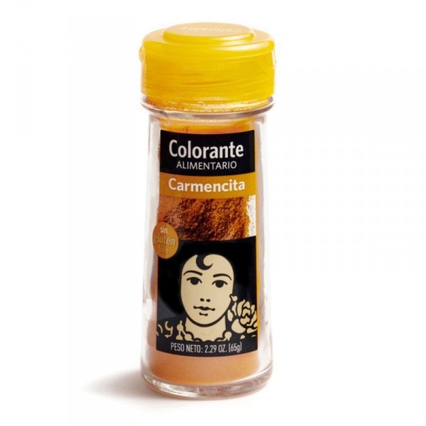 ESPECIA CARMENCITA COLORANTE ALIMENTARIO CRISTAL 65 GRS