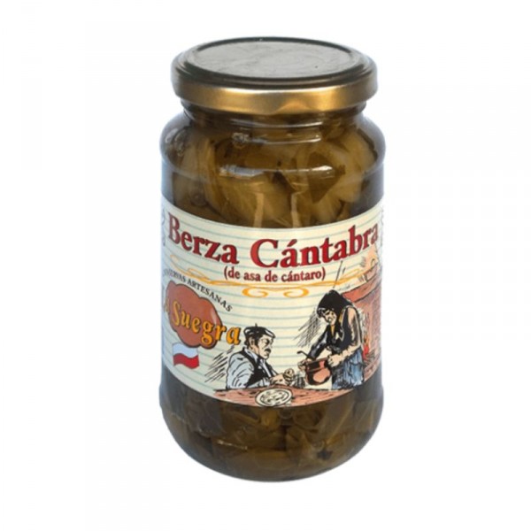 BERZA CANTABRA LA SUEGRA FRASCO 370 GR., 190 GR. P.E.