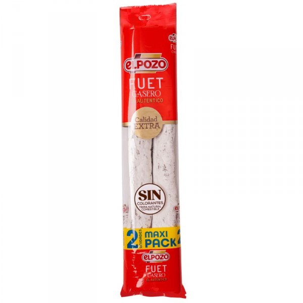 FUET CASERO DUPLO ELPOZO 300 GRS