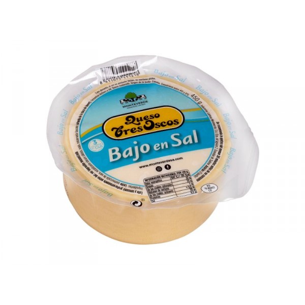 QUESO TRES OSCOS BAJO EN SAL 450 GRS