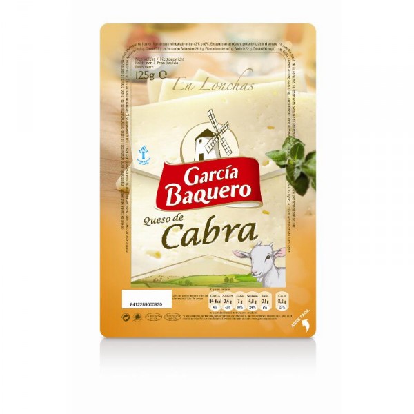 QUESO GARCIA BAQUERO CABRA LONCHAS 125 GRS