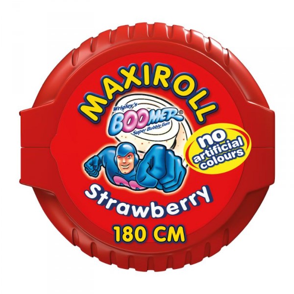 CHICLE BOOMER MAXI ROLL FRESA UND 56 GRS