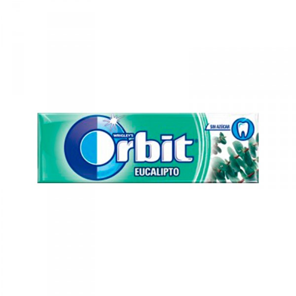 CHICLE ORBIT EUCALIPTO 10 GRAGEAS 14 GRS UND