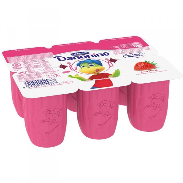 DANONINO FRESA PACK-6 UNDS X 50 GRS