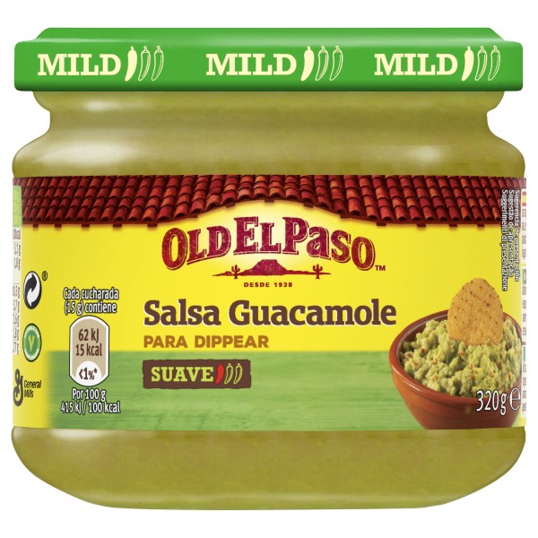 SALSA OLD EL PASO GUACAMOLE 320 GRS