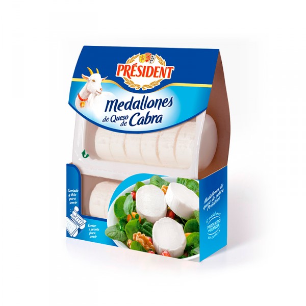 MEDALLON QUESO CABRA PRESIDENT 200 GRS