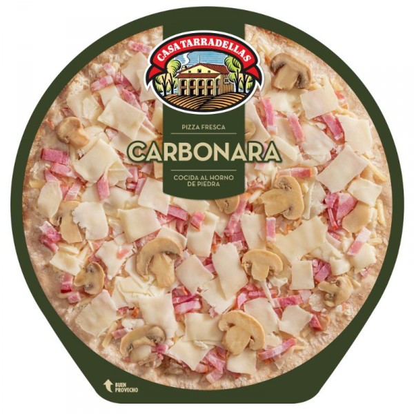 PIZZA TARRADELLAS CARBONARA 400 GRS