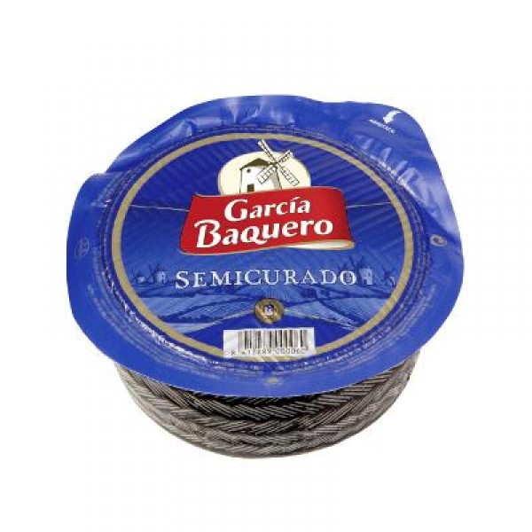 QUESO GARCIA BAQUERO SEMICURADO 1/2 PIEZA 465 GRS
