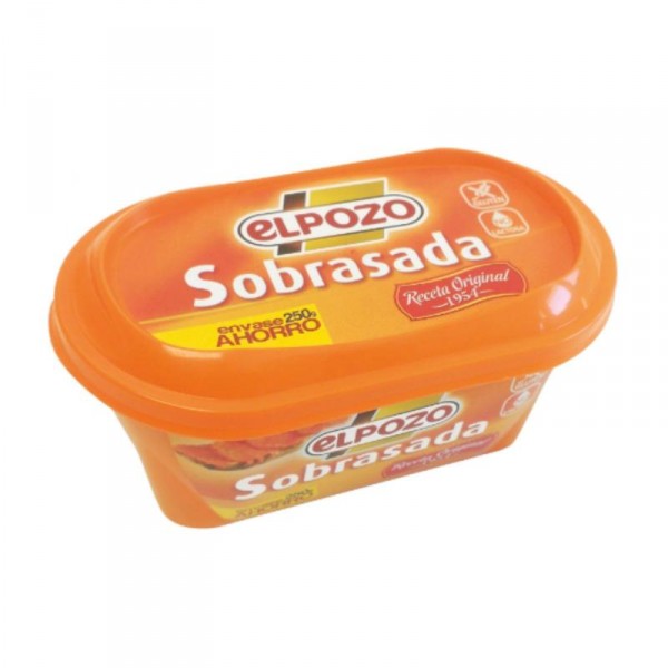 SOBRASADA ELPOZO TARRINA 250 GRS