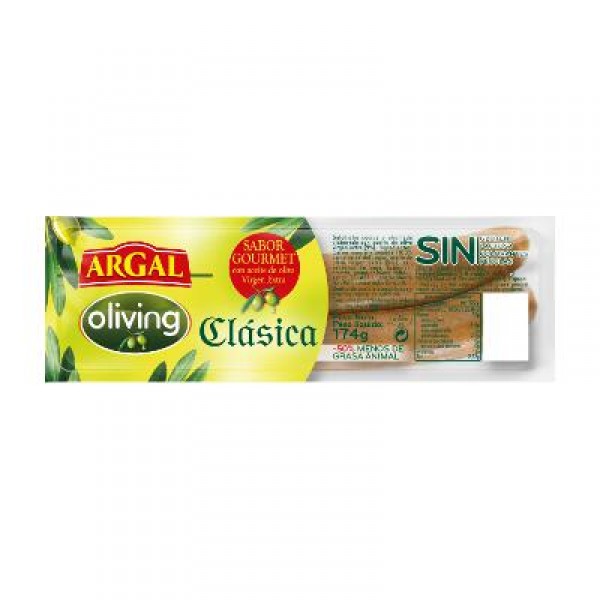 SALCHICHAS ARGAL ALEMANA CLASICA OLIVING 174 GRS