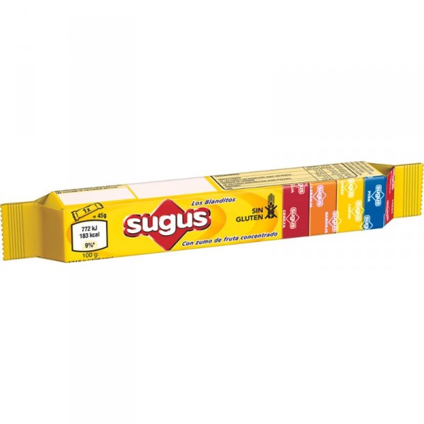 CARAMELO SUGUS MULTISABOR STICK 18 UNDS