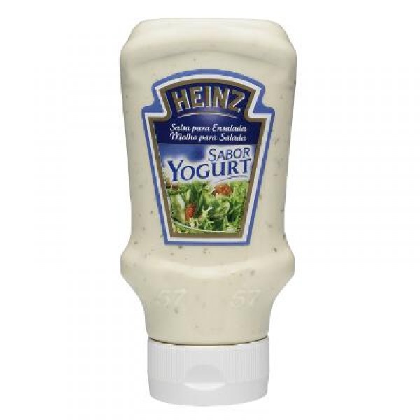 SALSA HEINZ ENSALADAS SABOR YOGURT 400 ML.