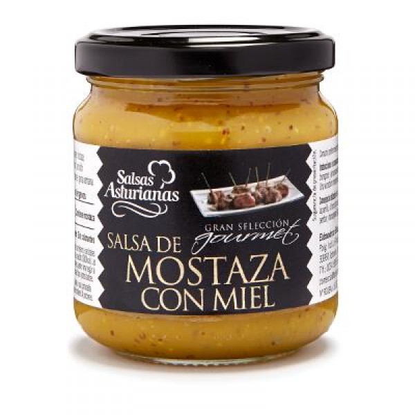 SALSA SALSAS ASTURIANAS DE MOSTAZA CON MIEL 210 GRS