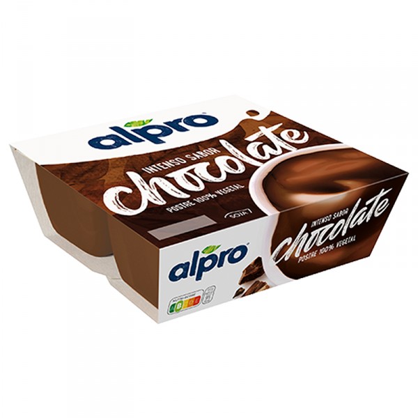 POSTRE ALPRO SOJA CHOCOLATE NEGRO P-4 UNDS X 125 GRS