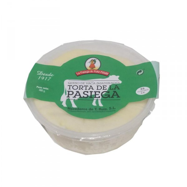 TORTA LA PASIEGA DE PEÑA PELADA 300 GRS APROX, UND