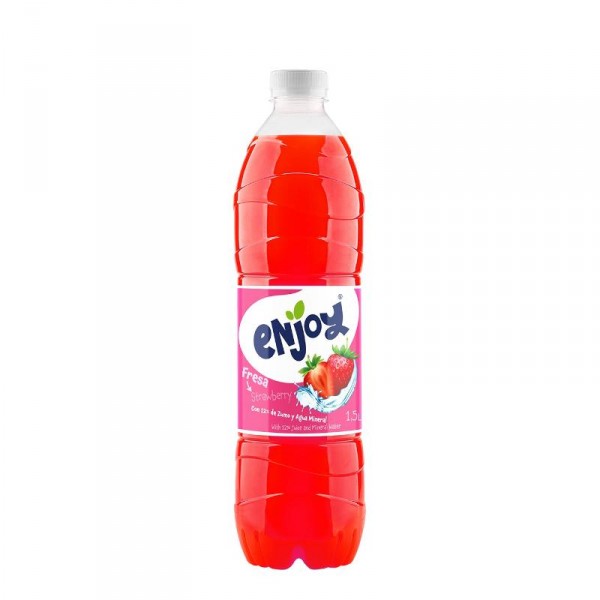 REFRESCO ENJOY SIN GAS FRESA 1,5 LITROS