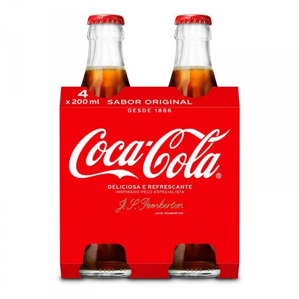COCA COLA NORMAL VNR 20 CL. PACK 4 UNIDADES