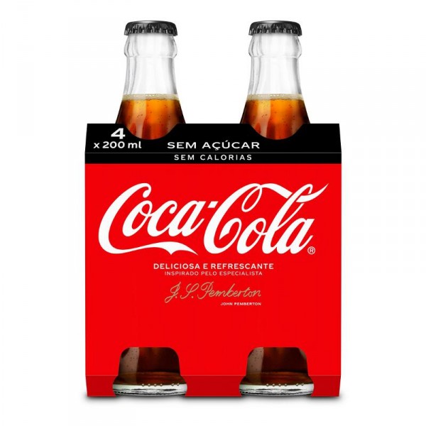 COCA COLA ZERO VNR 20 CL.PACK-4UNDS.