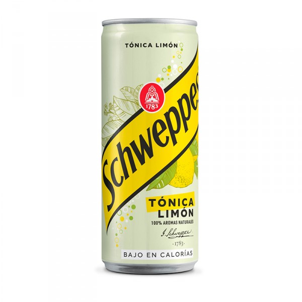 TONICA SCHWEPPES LIMON LATA 33 CL.
