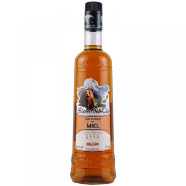 ORUJO SIERRA DEL OSO MIEL 70 CL.