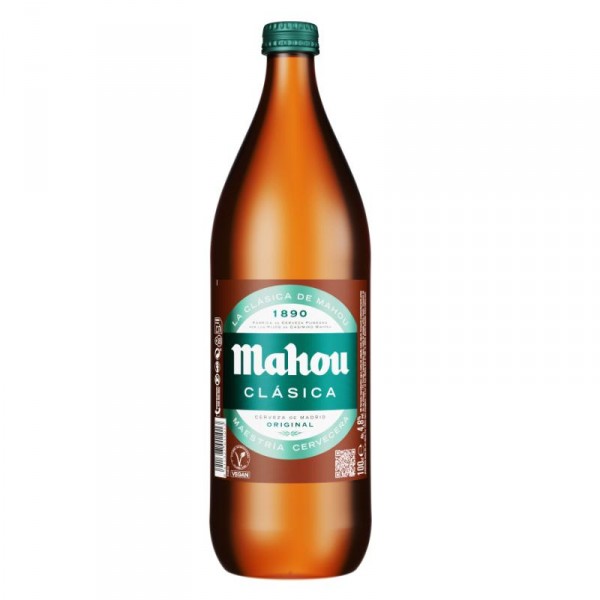 CERVEZA MAHOU CLASICA 1 LITRO