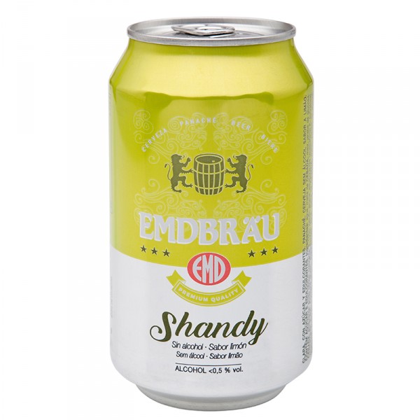 CERVEZA EMDBRAU SHANDY LIMON LATA 33 CL.