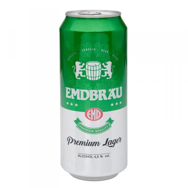 CERVEZA EMDBRAU LATA 50 CL.