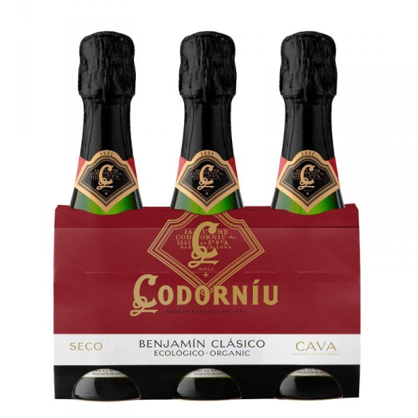 CAVA CODORNIU BENJAMIN 20 CL. PACK 3 UNDS