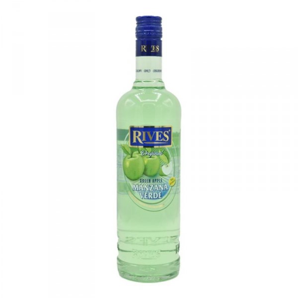 LICOR RIVES MANZANA VERDE SIN ALCOHOL 70 CL.