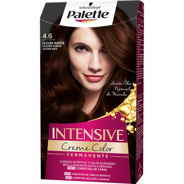 TINTE PALETTE INTENSIVE CREME COLOR 4.6 CASTAÑO MARRON