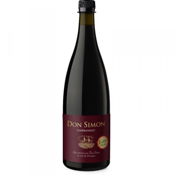 VINO DON SIMON TINTO TEMPRANILLO PET LITRO