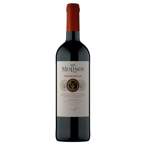 VINO TINTO LOS MOLINOS VALDEPEÑAS 75 CL.