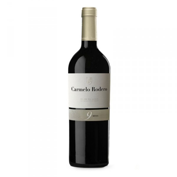 VINO CARMELO RODERO 9 MESES RIBERA DE DUERO TINTO 75 CL.