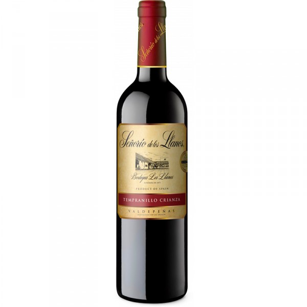 VINO TINTO SEÑORIO DE LOS LLANOS CRIANZA VALDEPEÑAS 75 CL.
