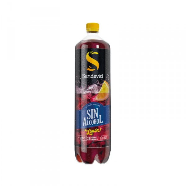 TINTO DE VERANO SANDEVID LIMON SIN ALCOHOL 1,5 LITROS