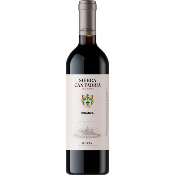 VINO TINTO SIERRA CANTABRIA RIOJA CRIANZA 75 CL.