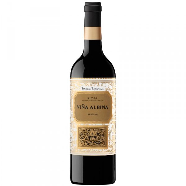 VINO TINTO VIÑA ALBINA D.O. RIOJA RESERVA 75 CL.
