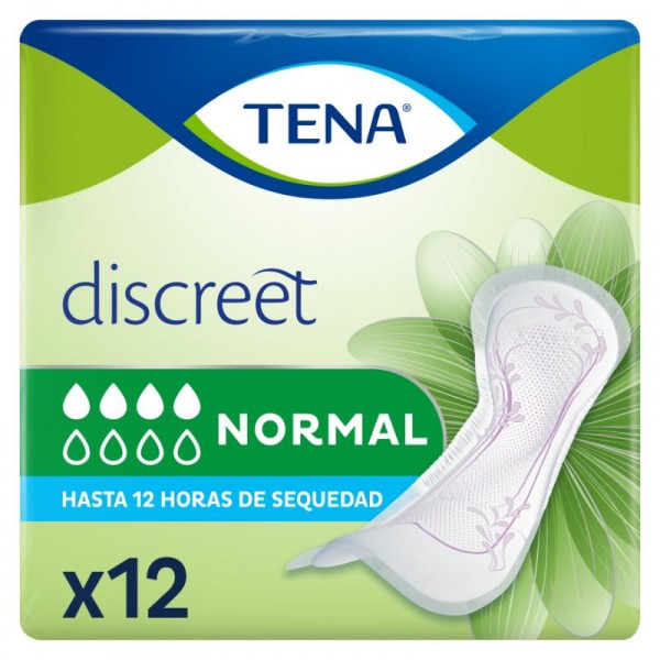 COMPRESA TENA LADY NORMAL 12 UNDS