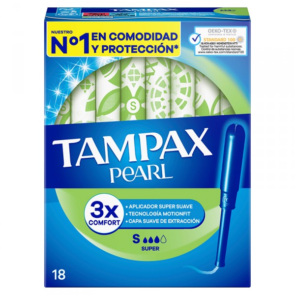 TAMPAX PEARL SUPER 18 UND.