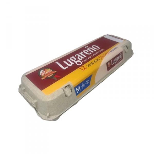 HUEVO LUGAREÑO CLASE M 53/63 DOCENA