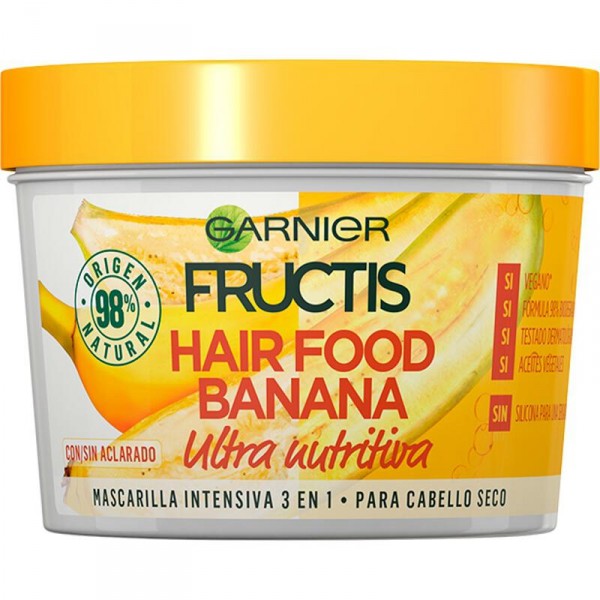 MASCARILLA FRUCTIS HAIRFOOD BANAN 390 ML