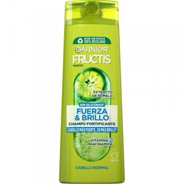 CHAMPU FRUCTIS FUERZA Y BRILLO 380 ML.