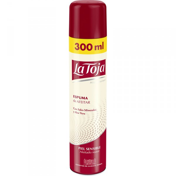 ESPUMA AFEITAR LA TOJA PIEL SENSIBLE 300 ML.