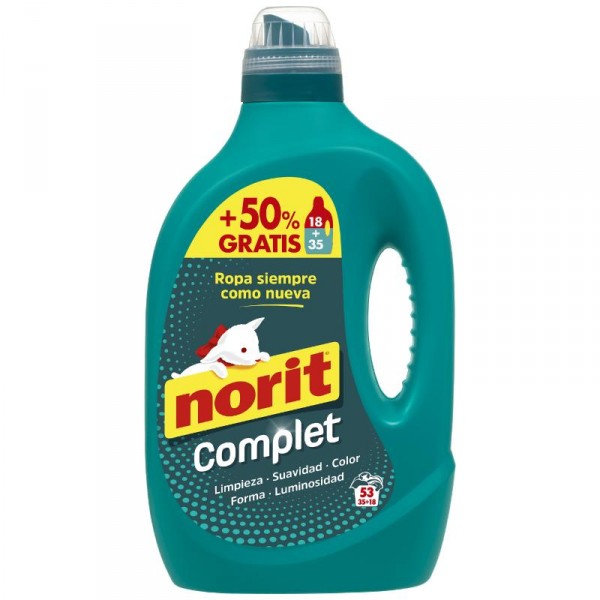 DETERGENTE NORIT COMPLET 35 + 18 LAVADOS