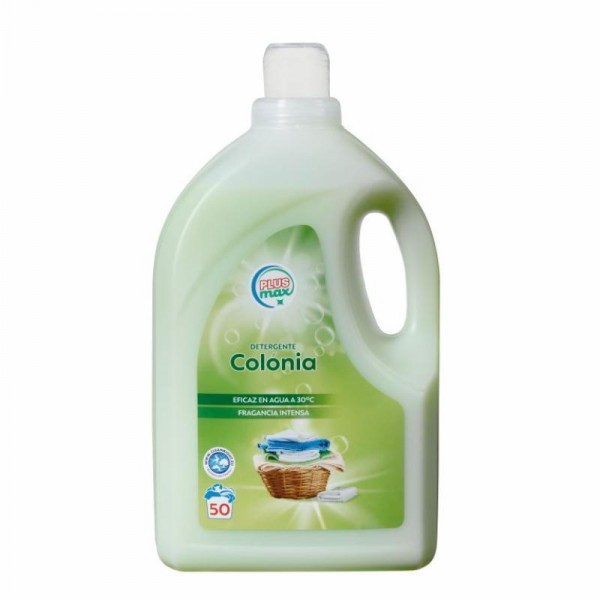 DETERGENTE PLUS MAX COLONIA 50 LAVADOS