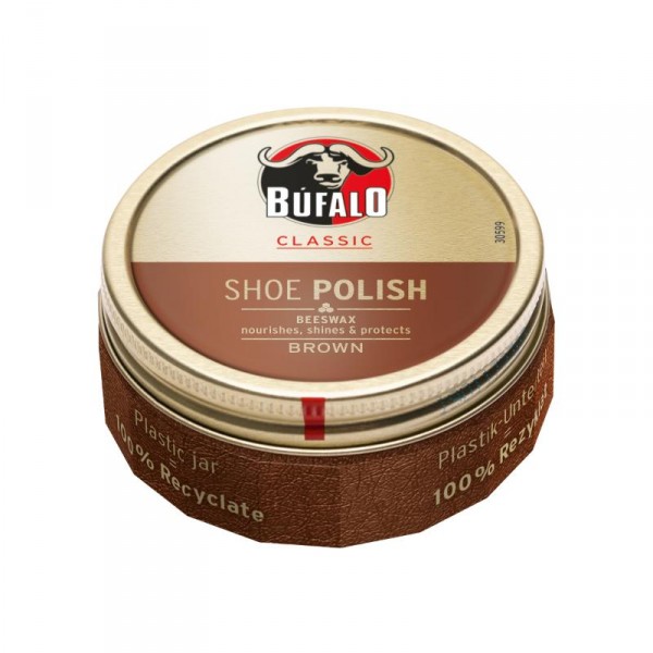 CREMA CALZADO BUFALO MARRON LATA 75 ML.