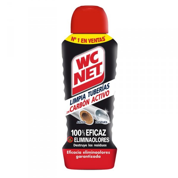 LIMPIATUBERIAS WC NET CARBON ACTIVO 500 ML.
