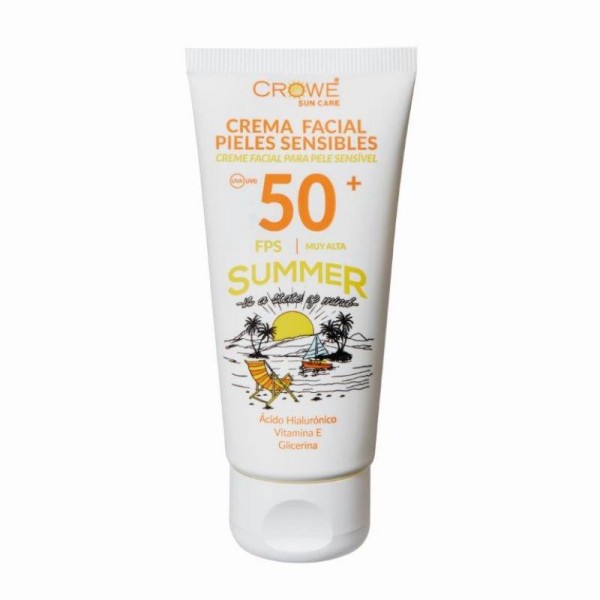 CREMA CROWE FACIAL SOLAR PIELES SENSIBLES FP-50 50 ML.