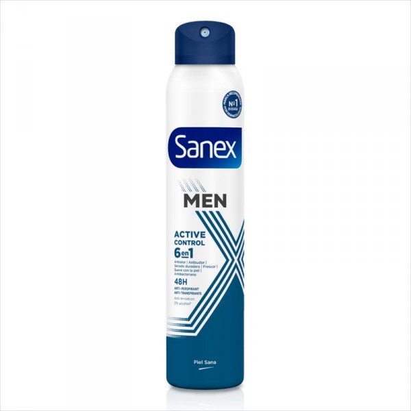 DESODORANTE SANEX MEN ACTIVE CONTROL SPRAY 200 ML.
