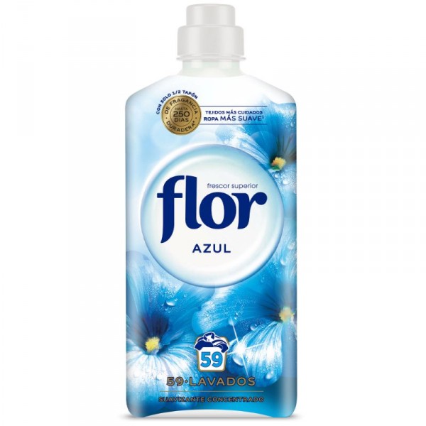 SUAVIZANTE FLOR AZUL 59 LAVADOS.